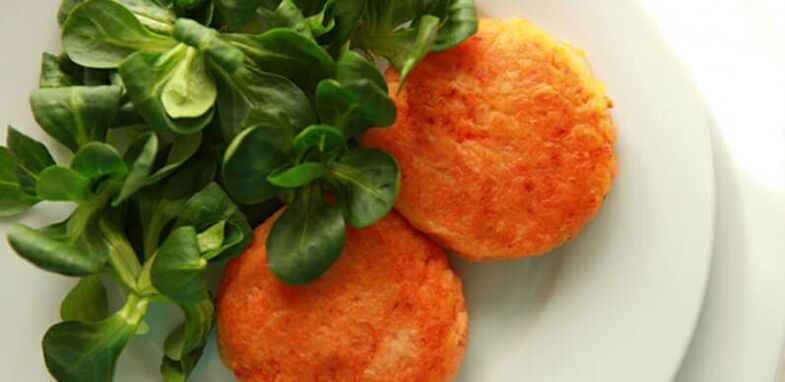chuletas de zanahoria con hierbas para el colesterol alto
